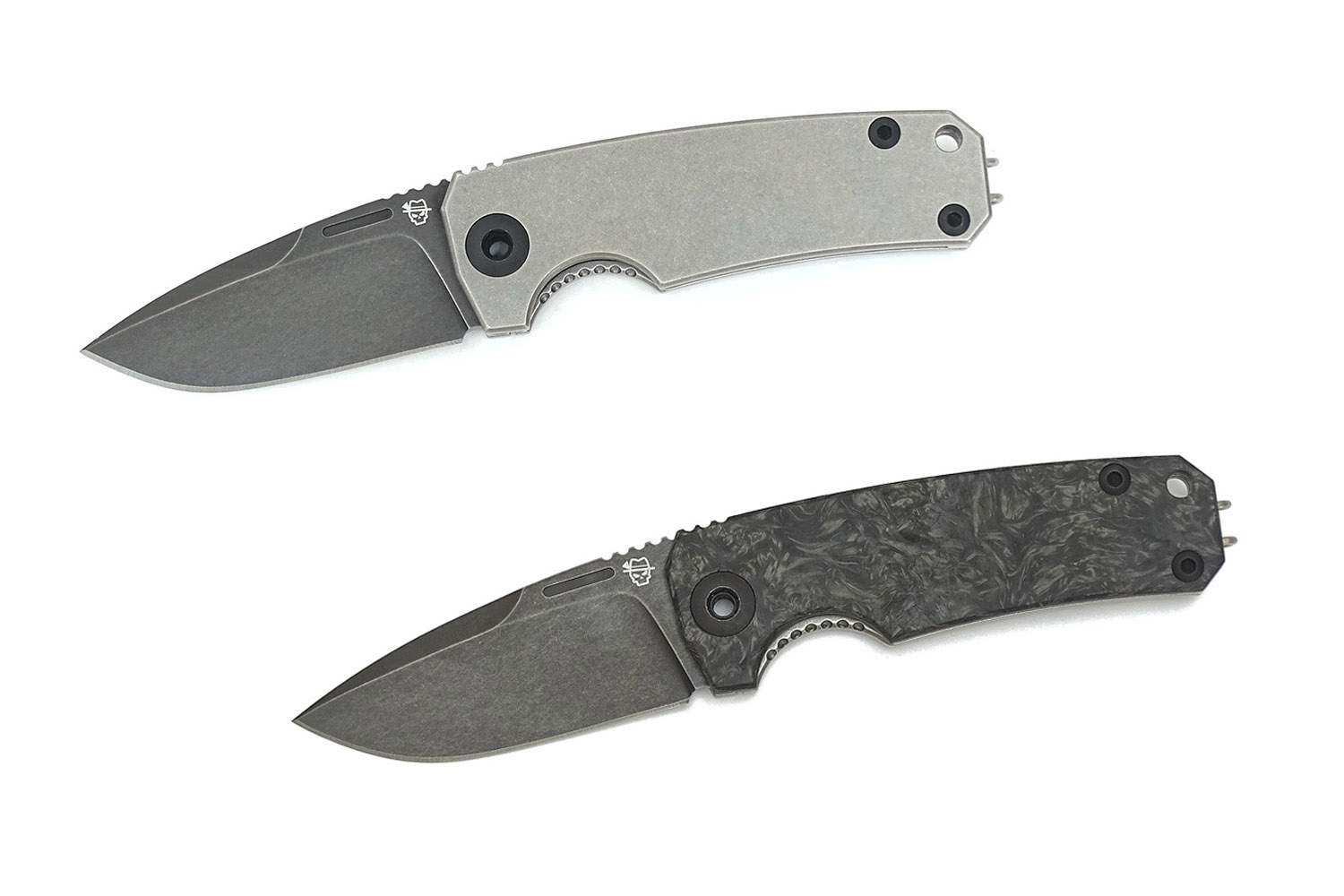 Oberland Arms Titan Sepp, Klappmesser mit Griff aus Titan oder Titan und Marble Carbon