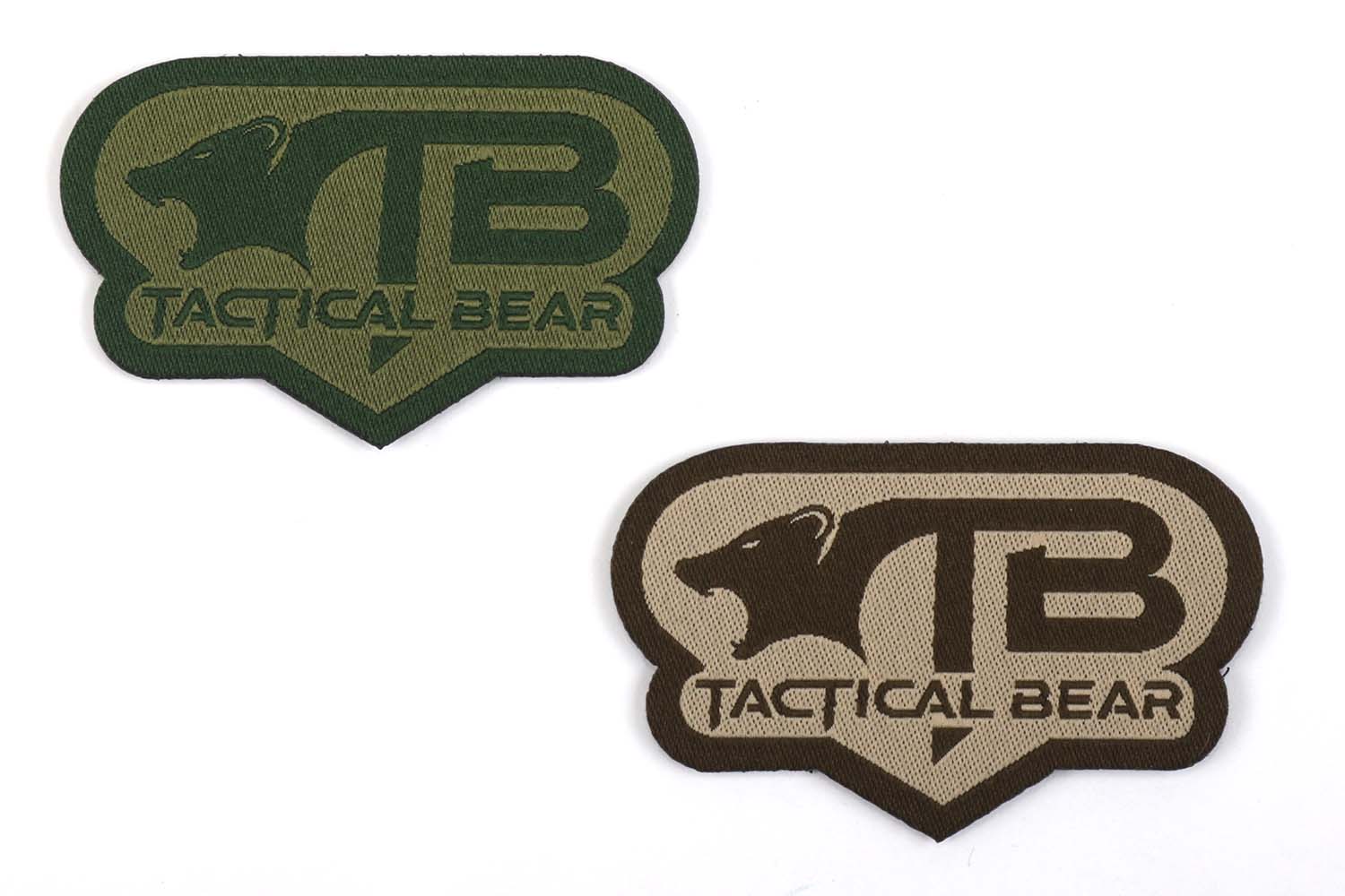 Morale Klettpatches, Tactical Bear, gewebt, coyote oder grün