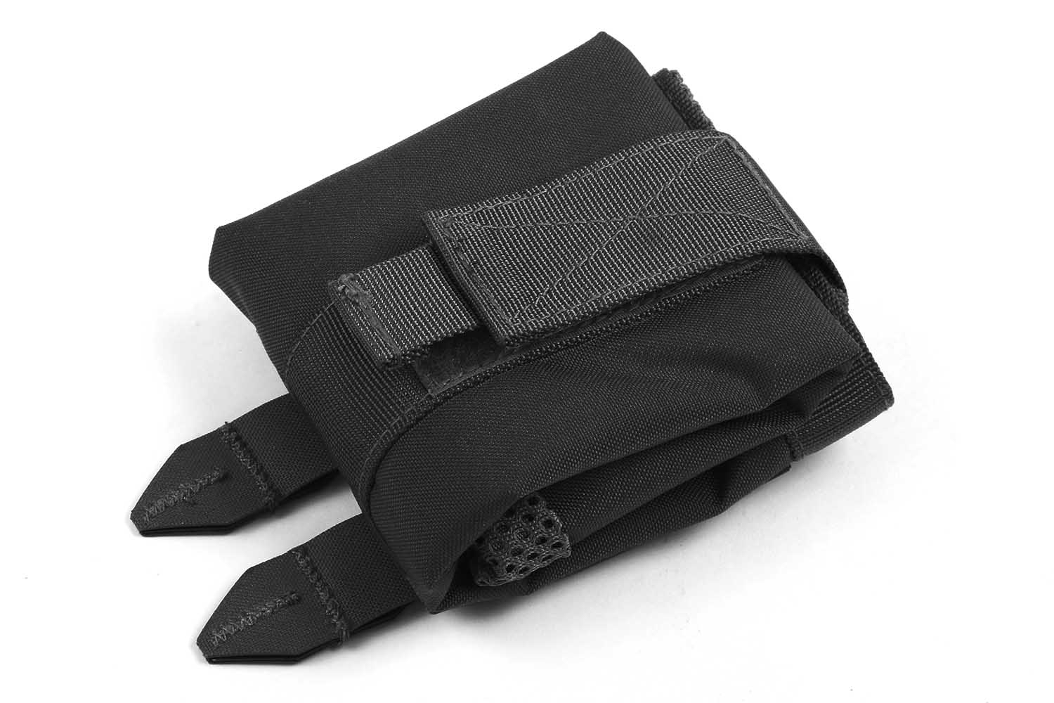 faltbare, Dump Pouch, schwarz